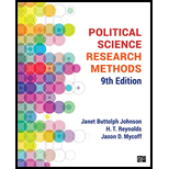 Political Science Research Methods