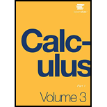 Calculus, Volume 3 Part 1 and Part 2 (OER)