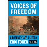Voices of Freedom: A Documentary History, Volume 1
