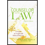 Counselor and the Law: A Guide to Legal and Ethical Practice