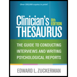 Clinician's Thesaurus: The Guide to Conducting Interviews and Writing Psychological Reports