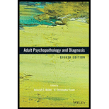 Adult Psychopathology and Diagnosis