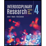 Interdisciplinary Research: Process and Theory