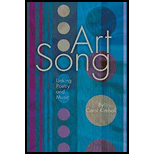 Art Song Linking Poetry and Music