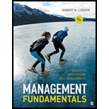 Management Fundamentals Concepts, Applications, and Skill Development
