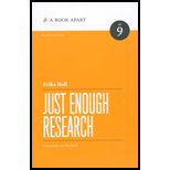Just Enough Research