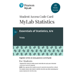Essential Statistics - MyLab Statistics