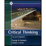 Critical Thinking With MindTap (1 term)
