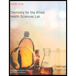 Chemistry for Allied Health Science (Custom)