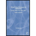 What Great Principals Do Differently