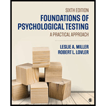 Foundations of Psychological Testing: A Practical Approach