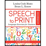 Speech to Print Workbook: Language Exercises for Teachers