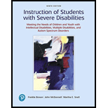 Instruction of Students with Severe Disabilities
