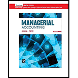 Managerial Accounting