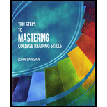 Ten Steps to Mastering College Reading Skills