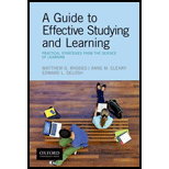 A Guide To Effective Studying And Learning: Practical Strategies From