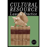 Cultural Resource Laws And Practice