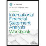 International Financial Statement Analysis - Workbook