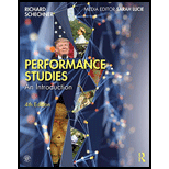 Performance Studies