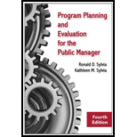 Program Planning And Evaluation For Public Manager