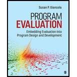 Program Evaluation: Embedding Evaluation Into Program Design And Devel