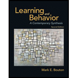 Learning and Behavior: A Contemporary Synthesis