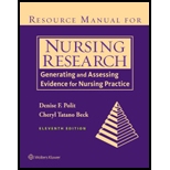 Nursing Research: Generating and Assessing Evidence for Nursing Practice - Resource Manual