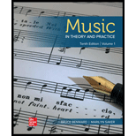 Music in Theory and Practice, Volume 1 (Looseleaf)