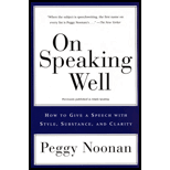 On Speaking Well