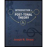 Intro. To Post-tonal Theory