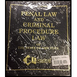 Penal Law and Criminal Procedure Law: State of New York 19/20 (Package)