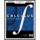 Calculus, Early Transcendentals - WebAssign