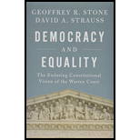 Democracy and Equality: The Enduring Constitutional Vision of the Warren Court