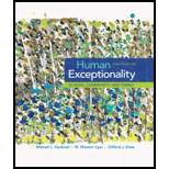 Human Exceptionality: School, Community, and Family
