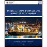 International Business Law And Its Environment
