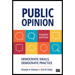 Public Opinion: Democratic Ideals, Democratic Practice