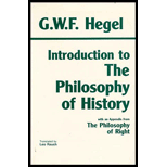 Intro. To The Philosophy Of History