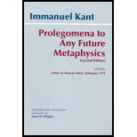 Prolegomena To Any Future Metaphysics