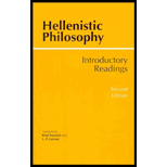 Hellenistic Philosophy: Intro. Readings