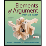 Elements of Argument: A Text and Reader