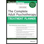 Complete Adult Psychotherapy Treatment Planner