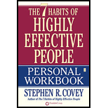 7 Habits Of Highly Effective People-workbook