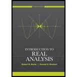 Intro. To Real Analysis