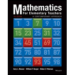Mathematics For Elementary Teachers