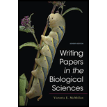 Writing Papers In Biological Sciences