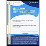 Introduction to Learning and Behavior - MindTap
