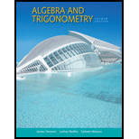 Algebra and Trigonometry - WebAssign