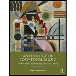 Anthology of Post-Tonal Music: For Use with Understanding Post-Tonal Music