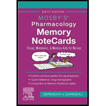 Mosby's Pharmacology Memory Notecards