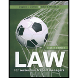 Law for Recreation and Sport Managers - With Access